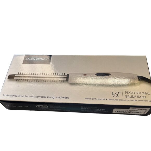 Salon Edition 1/2" Professional Brush Iron Brand: Helen of Troy. Brand New Open - Picture 6 of 8